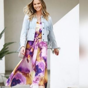 Robert Graham Watercolor Dress Size 10